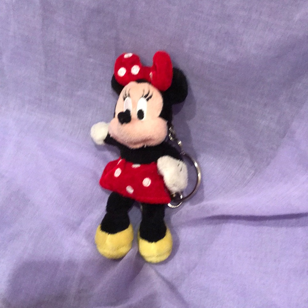 Minnie Mouse  plush keychain